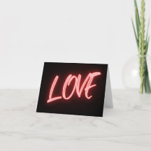 Carte de voeux d'amour