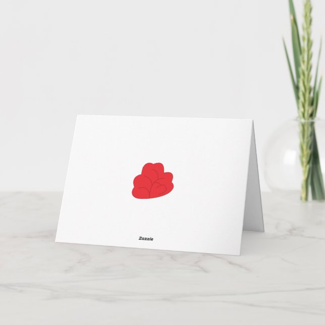 Carte de vœux d'amour | Cœur romantique minimalist (Dos)