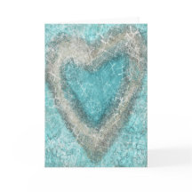 Carte de voeux d'amour de turquoise