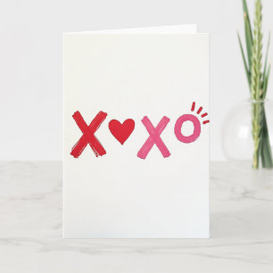 Carte de vœux d'amour naïf et sincère