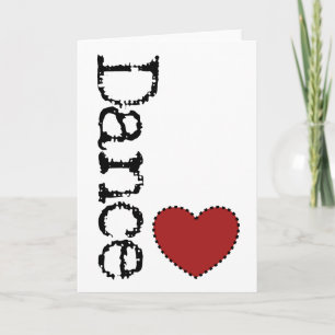 Carte de voeux Dance Heart