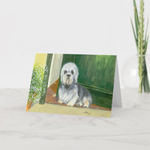 Carte de voeux : Dandie Dinmont Terrier