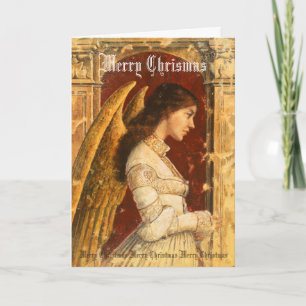 Carte de voeux d'ange de Noël