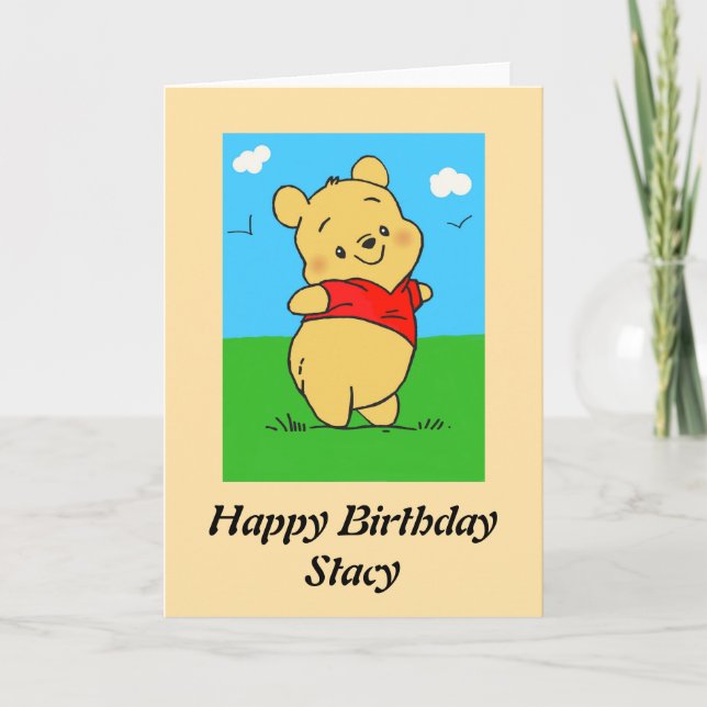 Carte de vœux d'anniversaire  (Devant)
