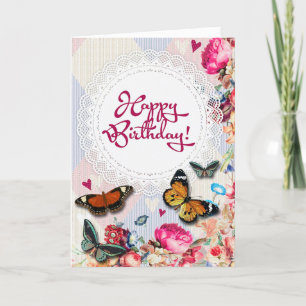 Carte de voeux d'anniversaire