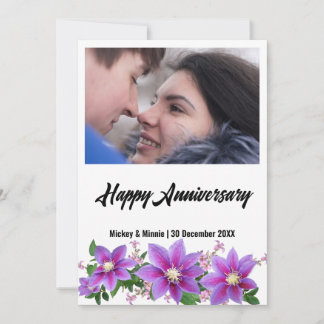 Carte de vœux d'anniversaire