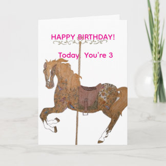 Carte de vœux d'anniversaire 
