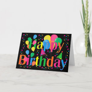 Carte de voeux d'anniversaire