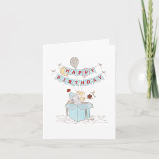 Carte de voeux d'anniversaire