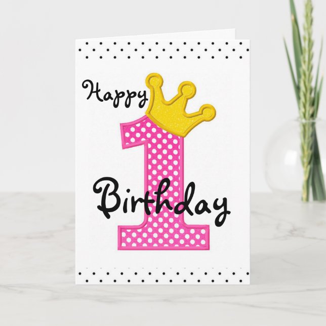 Carte de voeux d'anniversaire (Devant)