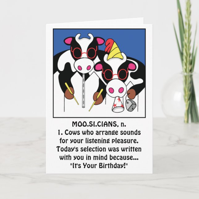 Carte de voeux d'anniversaire (Devant)