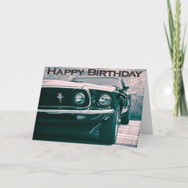 Carte de voeux d'anniversaire (Devant)