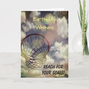 Carte de voeux d'anniversaire à thème Netball