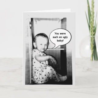 Carte de voeux d'anniversaire amusante