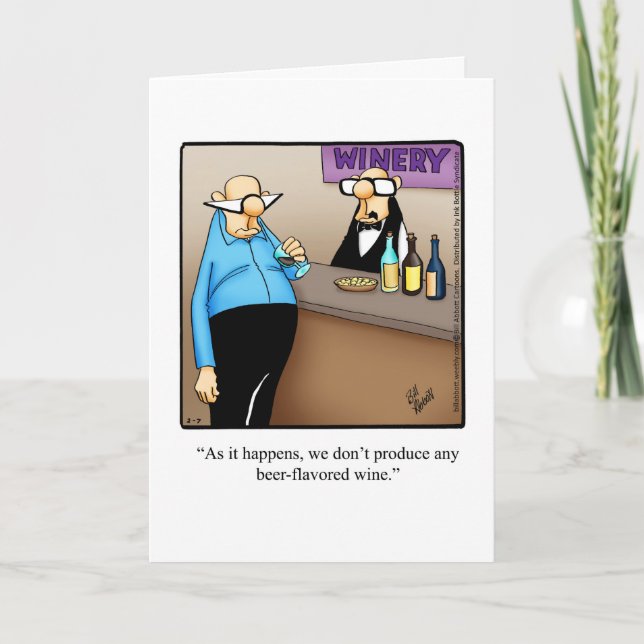 Carte de voeux d'anniversaire amusante (Devant)