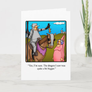Carte de voeux d'anniversaire amusante
