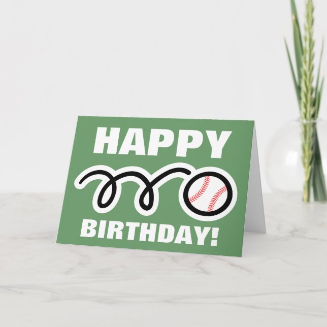 Carte de voeux d'anniversaire avec conception de b (Devant)