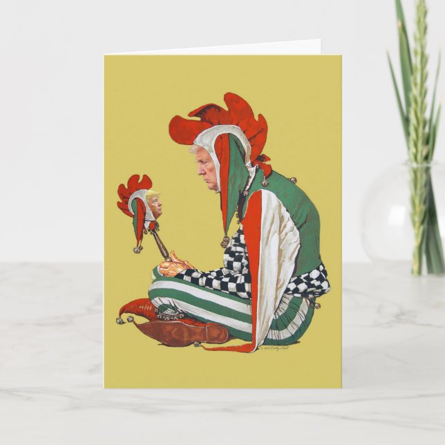 Carte de voeux d'anniversaire de la Cour Jester (Devant)