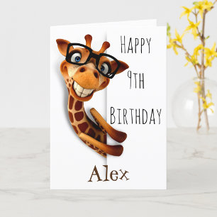 Carte de vœux d'anniversaire drôle pour enfants av
