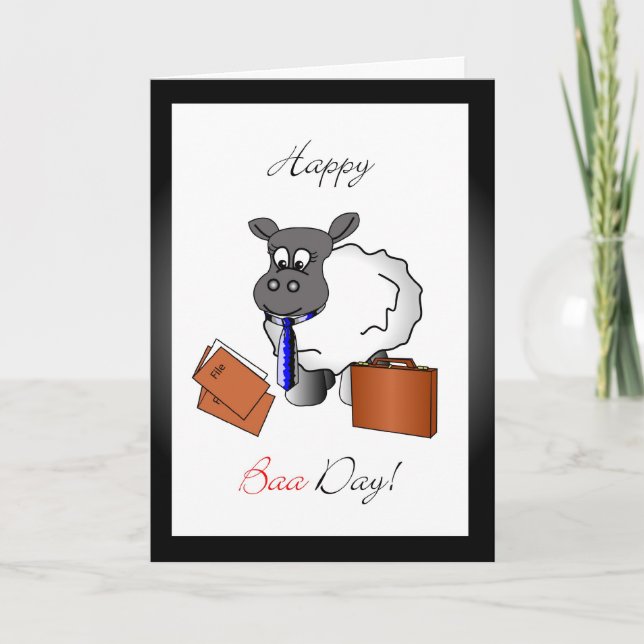 carte de voeux d'anniversaire du directeur (Devant)