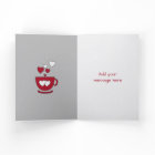 Carte de vœux d'anniversaire Grey Coffee & Friends