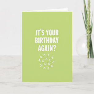 Carte de vœux d'anniversaire Lime
