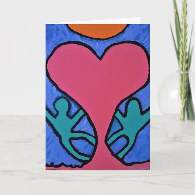 Carte de voeux d'anniversaire "Notre amour" (Devant)