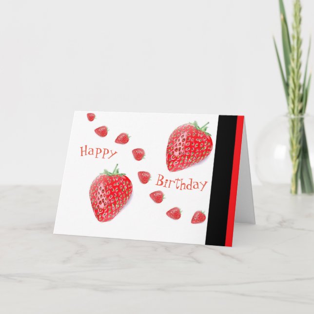 Carte de voeux d'anniversaire personnalisée aux fr (Devant)
