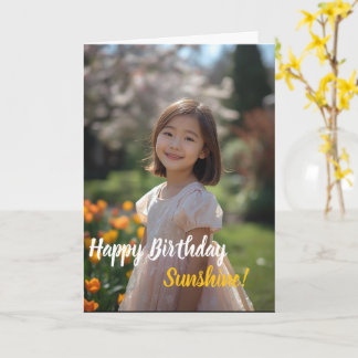 Carte de voeux d'anniversaire simple et moderne