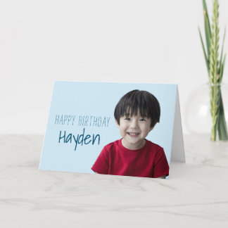 Carte de voeux d'anniversaire spéciale personnalis