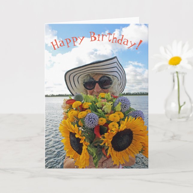 Carte de voeux d'anniversaire très amusante! (Petite plante)