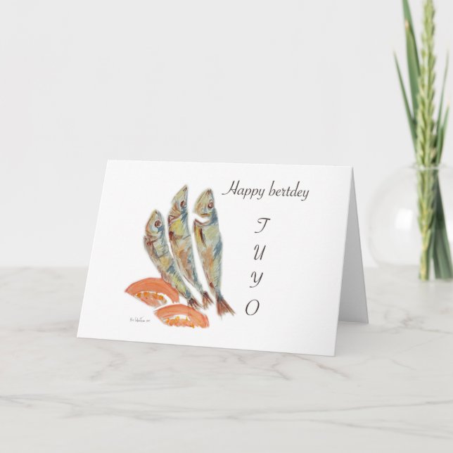 Carte de voeux d'anniversaire Watercolor Filipino (Devant)