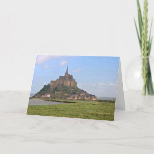 Carte de voeux d'aquarelle de Michele de saint de