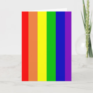 Carte de voeux d'arc-en-ciel