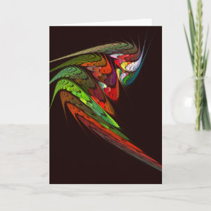 Carte de voeux d'art Abstrait de Chameleon