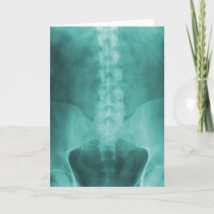 Carte de voeux d'art de rayon X de Digitals d'Aqua