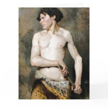 Carte de vœux d'art fin Dessin de l'épée