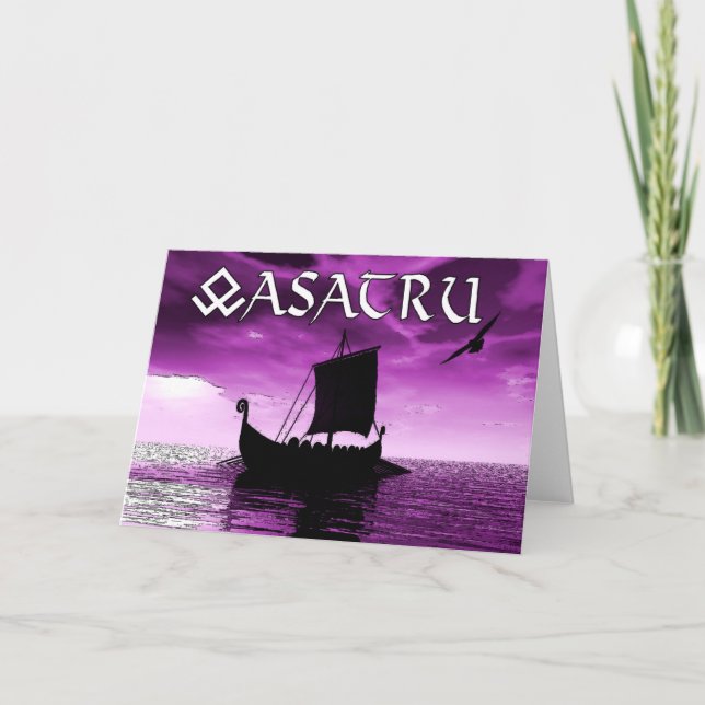 Carte de voeux d'Asatru (Devant)