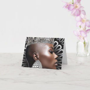 Carte de vœux d'autonomisation Black Girl Magic