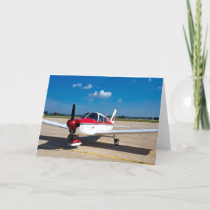 Carte de voeux d'avion Inspirational
