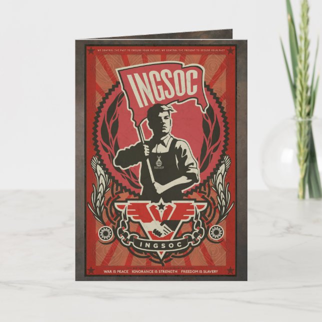 Carte de voeux de 1984 INGSOC (Devant)