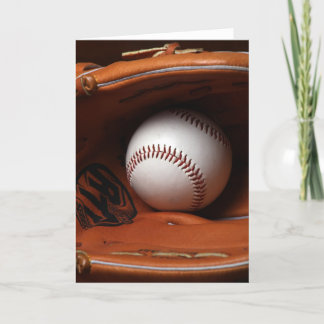 Carte de voeux de base-ball
