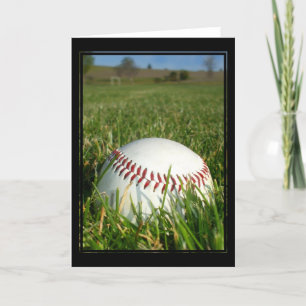 Carte de voeux de base-ball
