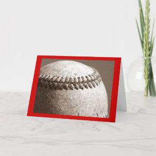 Carte de voeux de baseball
