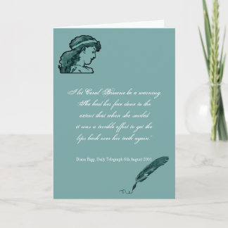Carte de voeux de beauté et de citation de regards