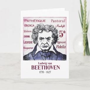 Carte de voeux de Beethoven