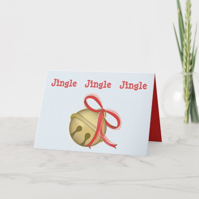 Carte de voeux de Bell de Noël (Devant)