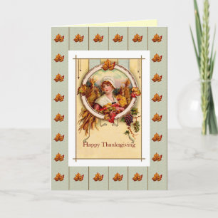Carte de voeux de bénédictions de thanksgiving
