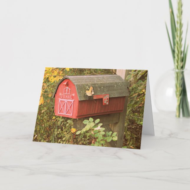Carte de voeux de boîte aux lettres (Devant)