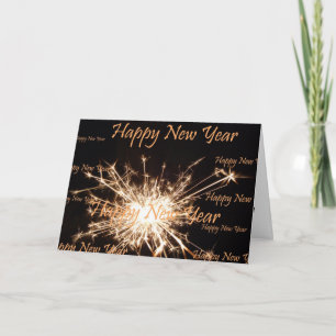 Carte de voeux de bonne année